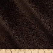 Discount Fabric Richloom Tough Faux Leather Pleather Vinyl Bryant Chestnut RR41