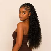Burmese Curly Feather Crochet Human Hair