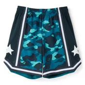 A Bathing Ape Color Camo Mesh Relaxed Fit Shorts M (Green)