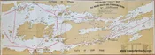 1897 - 1000 Island Excursion and Camping Map - Antique Map