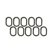 Eagle Claw Lazer Sharp Oval Split Rings, size 3, Black, 10 Pack