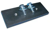 1/2 Inch Thick Steel Mounting Plate with Threaded Holes