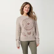 Beaumont Sweater with Tonal Embroidery