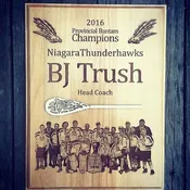 7" X 9" Wooden Plaque with Engraved Photo — Tuscarora WoodWorks