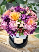 Angelita with alstroemerias