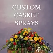 Custom Casket Spray for Men