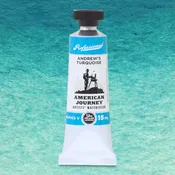 American Journey Artists' Watercolor - Andrew's Turquoise, 15 ml, (PB36/PG7/PW6)
