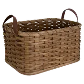 Amish-Made Handwoven Toy Basket