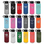 32oz Stainless Steel Engraved Water Bottle