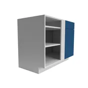 Manhattan Cobalt Blue Base Blind Corner 1-Door 1-Drawer Cabinet