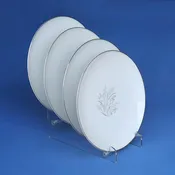 4 Tier Acrylic Plate Holder, 5.5" H - Compact Display Stand for Plates