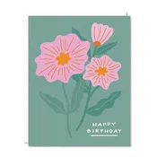 Birthday Flowers - Birthday Card