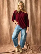 Apple Picker Pullover - OXBLOOD