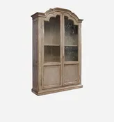 Arched Glass-front Cabinet