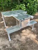 All Seasons Aluminum Shooting Bench