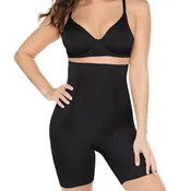 Black Miraclesuit Hi-Waist Thigh Slimmer Shapewear
