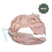New & Improved Twin & Plus Nursing Pillow Slipcover with Integrated Waterproof Liner