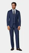 Mid Blue Custom Made Suit