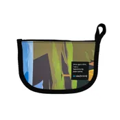 Banner Curved Zipper Pouch – 8.5″ x 5.5″