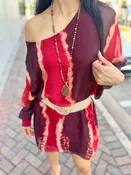 Alessandra Italian Silk Tunic Dress
