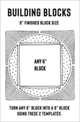 6 inch Building Blocks templates - Jen Kingwell Designs