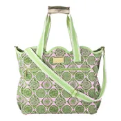 Scallop Cooler Tote, Tropical Tiles