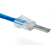 Cat5e Pass Through RJ45 Connectors｜Unshielded