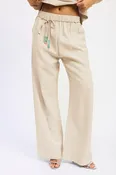 Beaded Wide Leg Pant