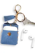 Owl Wireless Earbuds Case Keychain