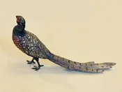 Austrian Cold-painted Bronze Hen Pheasant — Scribe Fine Papers