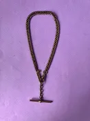 Antique T-bar Pocket Watch Chain —  INDIGO HIPPO