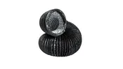6"x25' Black Lightproof Ducting w/Clamps