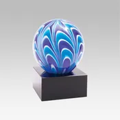 Feather Sphere Art Glass