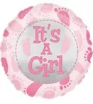 Baby Girl Mylar Balloon