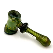 Anonamyss Glassworx Green Energy w/ Blue-Lime Wig Wag Hammer