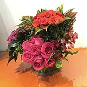Tricolor Rose Arrangement