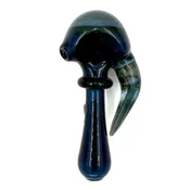 Anonamyss Glassworx Blue Stardust w/ Blue Amber Purple Horn