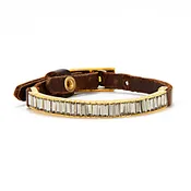 Baguette Crystal Bar Skinny Bracelet