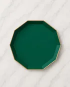 Bonjour Fête - Emerald Green Premium Dinner Plates - pack of 8