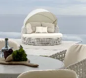 Skyline Design Dynasty Daybed Ottoman With Cushion