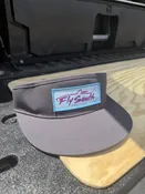 Fly South Tour Visor - Gray Tarpon — Fly South