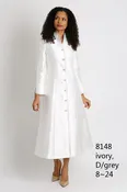 Diana Ivory Robe Dress 8148 Essential 2021
