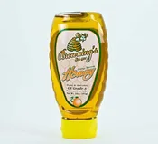 16oz Raw Orange Blossom Honey Inverted Squeeze Bottle