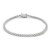 1.04tcw Diamond Bezel Tennis Bracelet