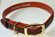Cavallo Canine Leather Collar – Cocoa & Cinnamon