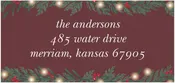 Berry Garland Address Labels