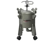 2 1/2 Gallon Bottom Outlet Stainless Steel Pressure Tank