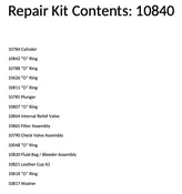 700PV Injection Gun Repair Kit # 10840