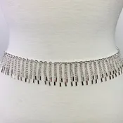 1.25″ Inch Rhinestone Fringe Chain