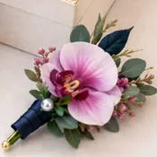 Blush Orchid Boutonniere